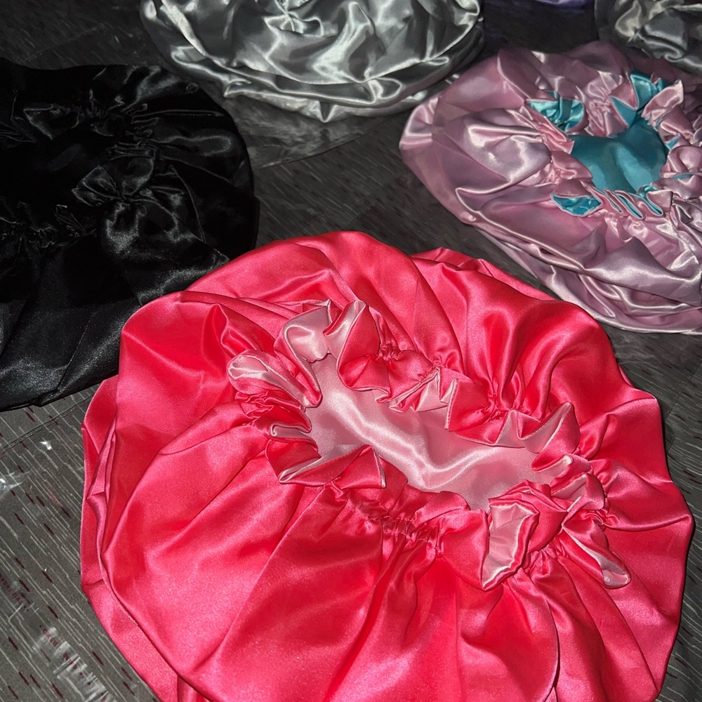 Satin reversible bonnet X Edge brush